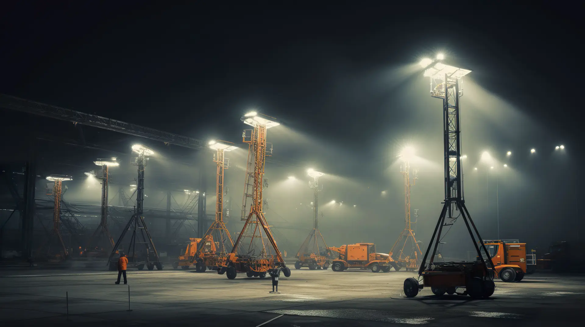 Deters Theft - Building Site Needs Lighting Towers